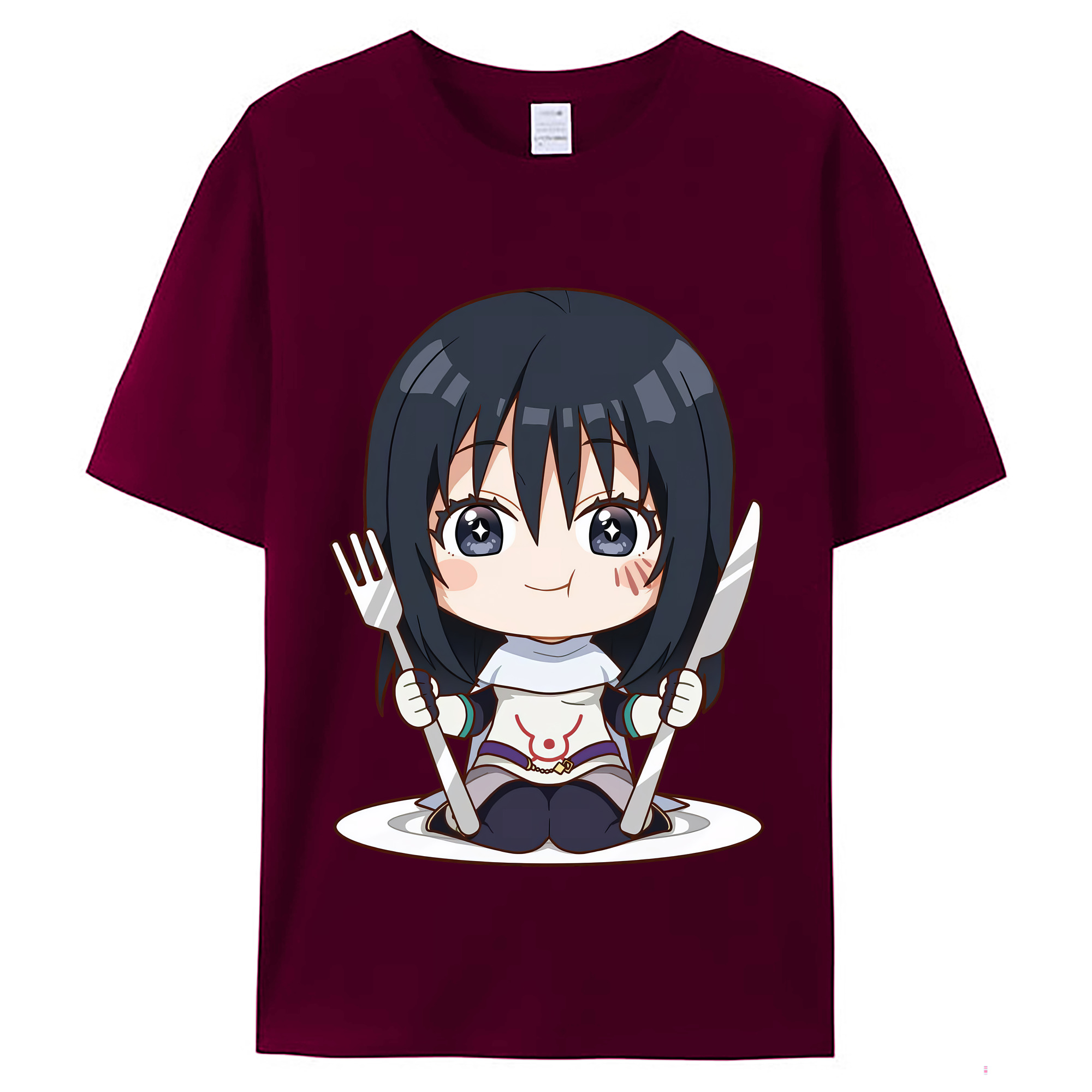 （画像用） 転スラ Regarding Reincarnated to Slime レディースカジュアルプリントTシャツ（綿100％）